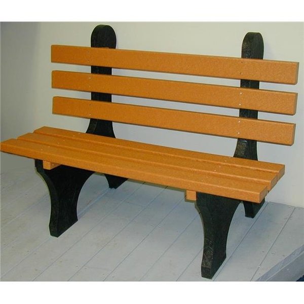 Engineered Plastic Systems Engineered Plastic Systems GB6 6ft Garden Bench in Cedar GB6